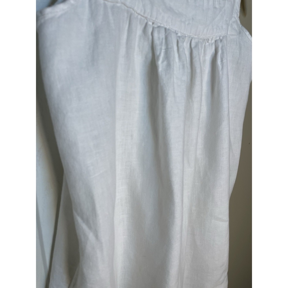 LAKE white linen dress Mini XS - Picture 5 of 6